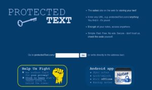 Protected Text